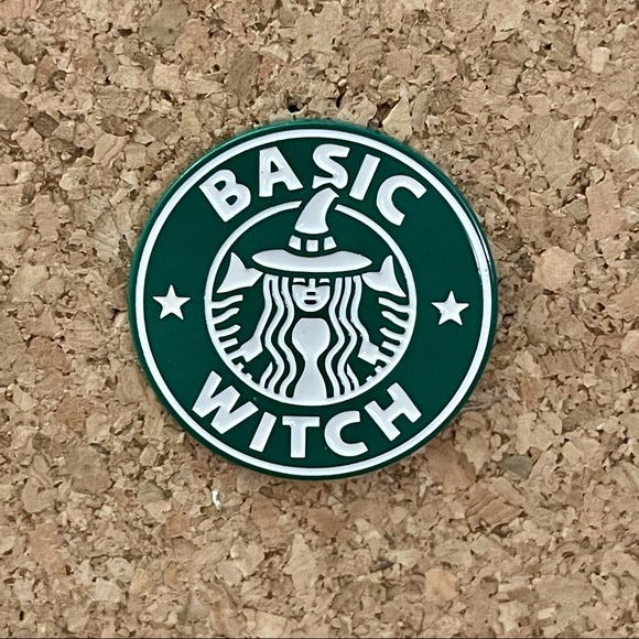 Basic Witch Enamel Pin - Picture 3 of 6